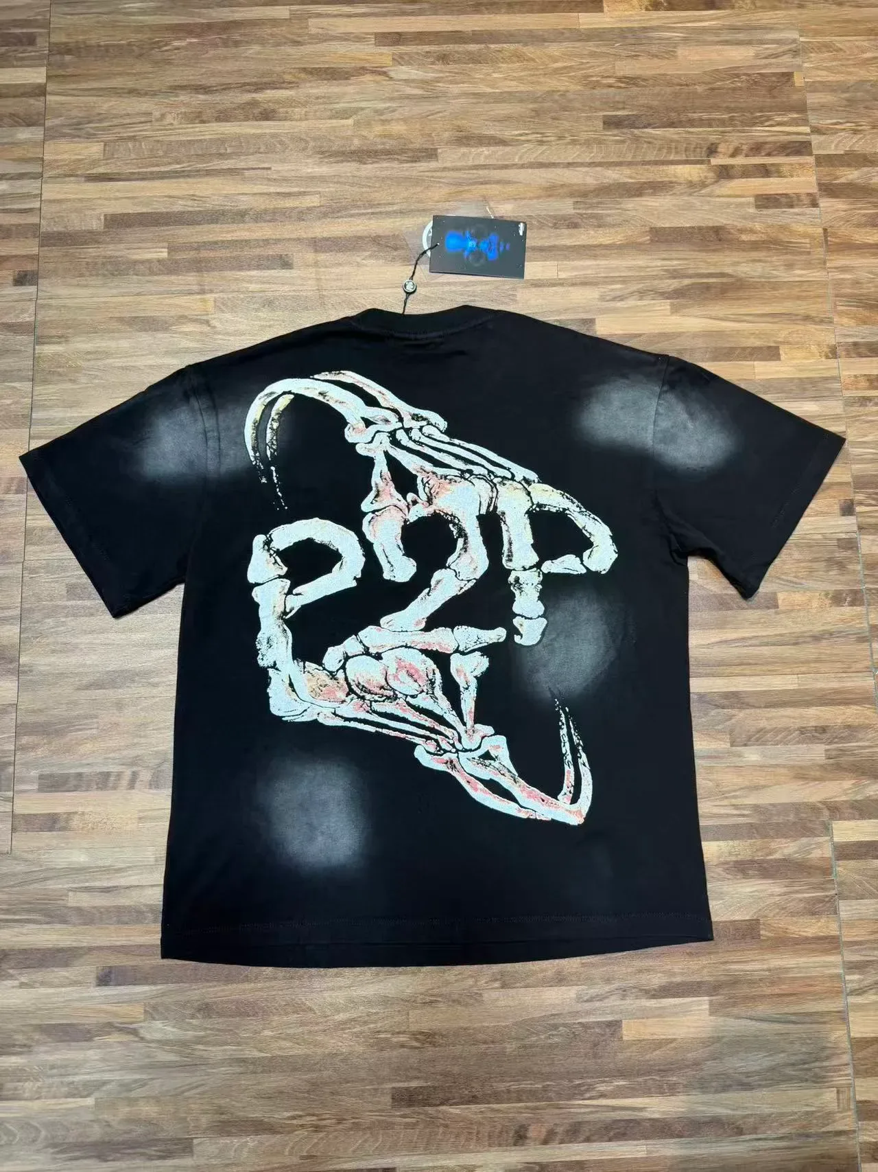 Black Graphic Print Oversized T-Shirt 6