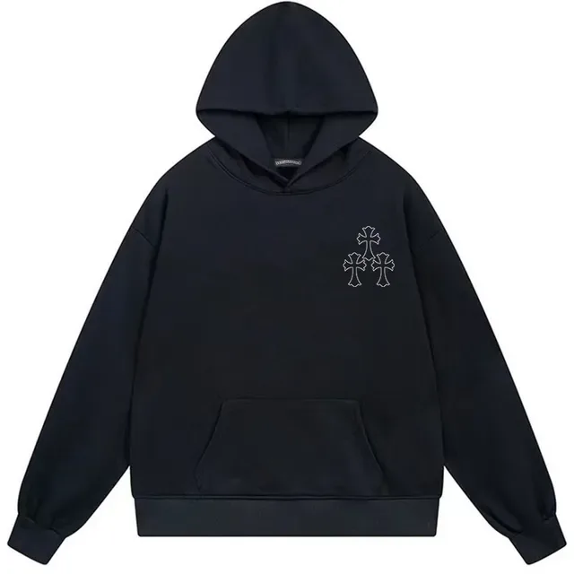 Black Pink Graphic Back Print Hoodie 2