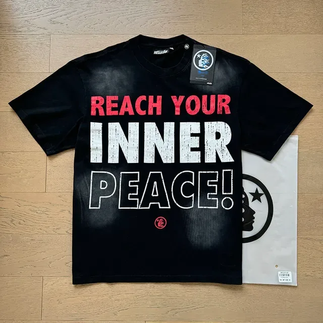 Black Red Oversized Fit Graphic Front Print T-Shirt 8