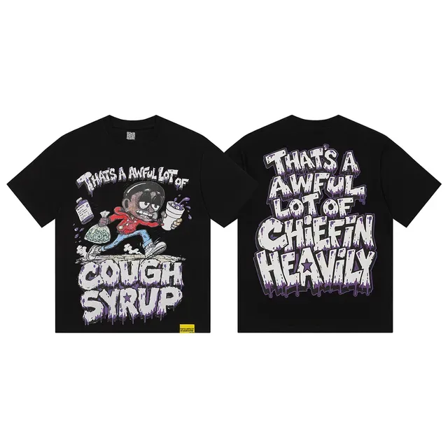 Black White Graphic-Print Oversized-Fit T-Shirt 2