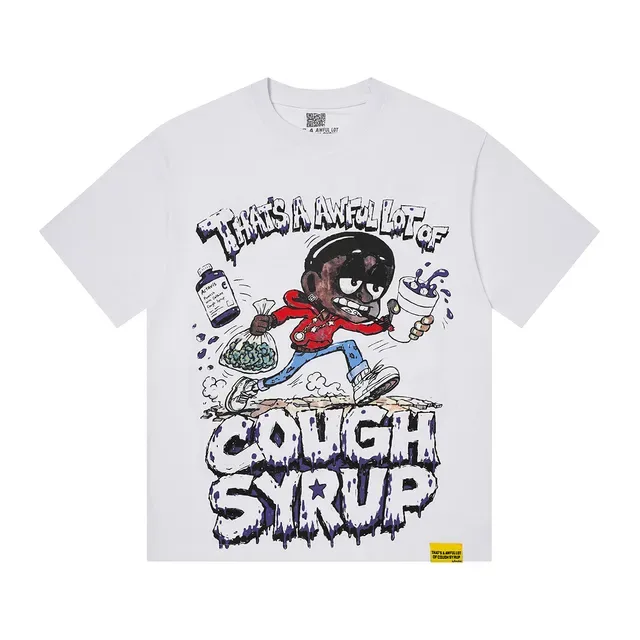 Black White Graphic-Print Oversized-Fit T-Shirt 6
