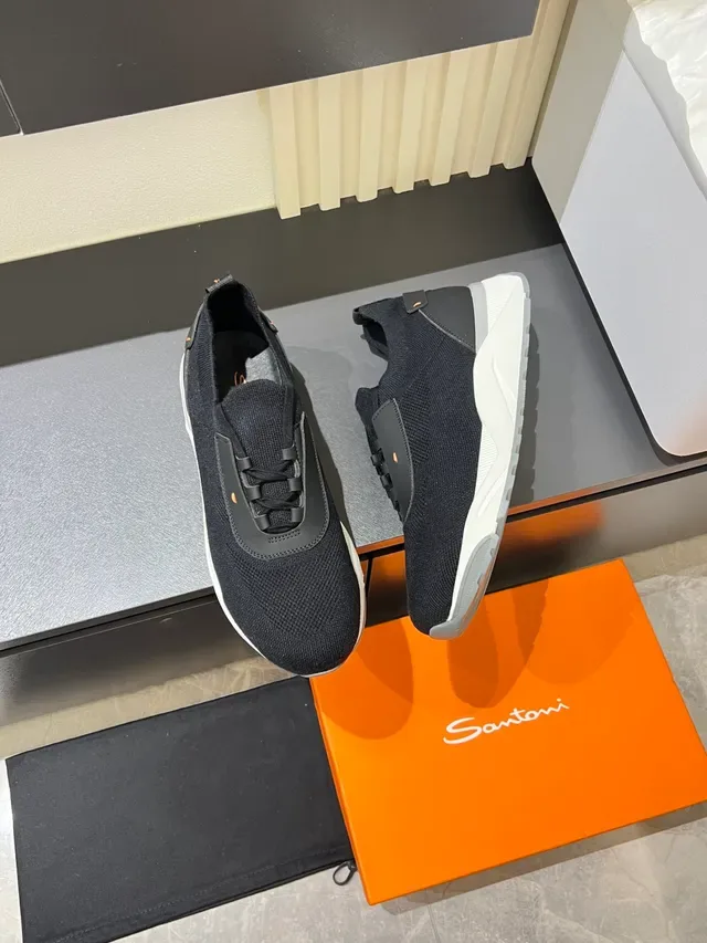 Black White Knit Upper Sculpted Midsole Sneakers 4