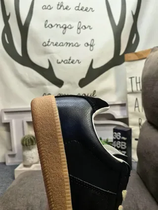 Brown and Tan Panelled Suede Leather Low-Top Lifestyle Sneakers 4
