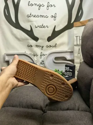 Brown and Tan Panelled Suede Leather Low-Top Lifestyle Sneakers 5
