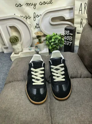 Brown and Tan Panelled Suede Leather Low-Top Lifestyle Sneakers 10