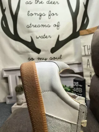 Brown and Tan Panelled Suede Leather Low-Top Lifestyle Sneakers 14