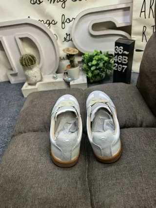 Brown and Tan Panelled Suede Leather Low-Top Lifestyle Sneakers 18