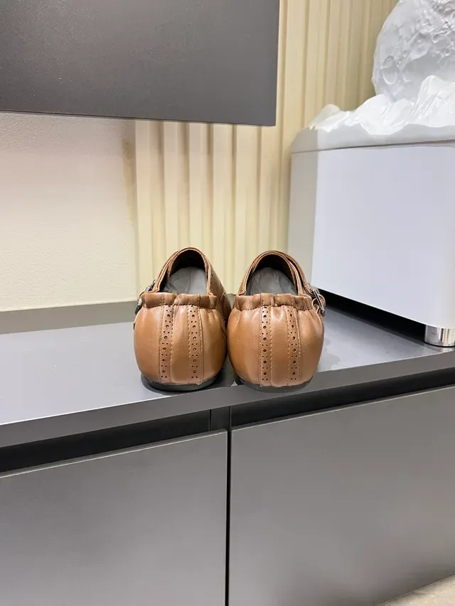 Brown Black Brogue-Perforated Strap Monk Shoes 2