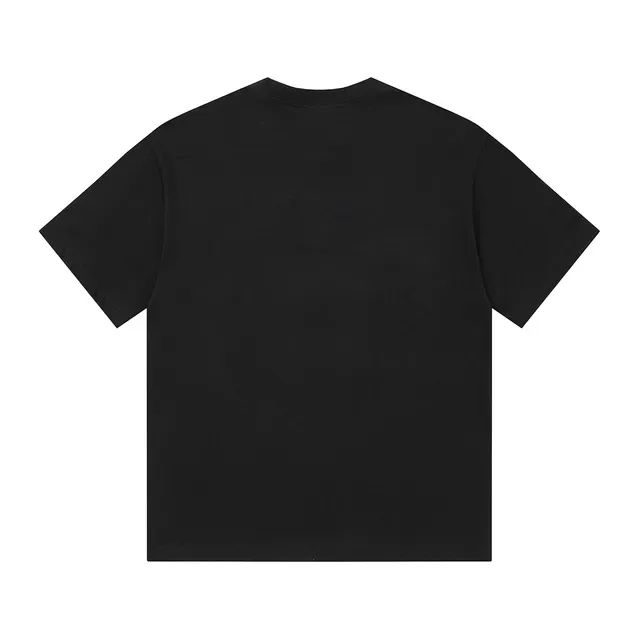 Burgundy Black Oversized Fit Graphic Print T-Shirt 8