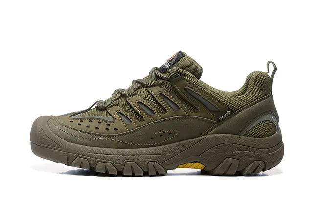 Crispi Army Green Brown Olive Mesh Upper Rugged Rubber Outsole Lifestyle Sneakers 9