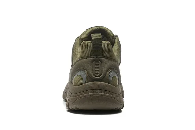 Crispi Army Green Brown Olive Mesh Upper Rugged Rubber Outsole Lifestyle Sneakers 13