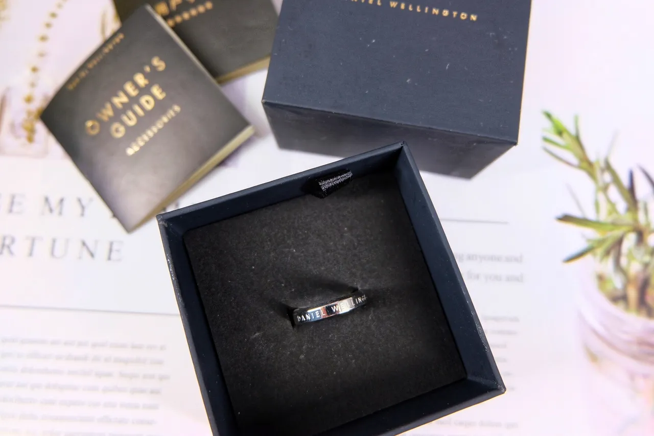 Daniel Wellington Signature Ring Silver Minimalist Engraved Ring 2
