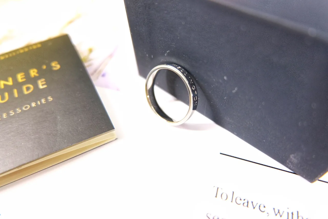Daniel Wellington Signature Ring Silver Minimalist Engraved Ring 5