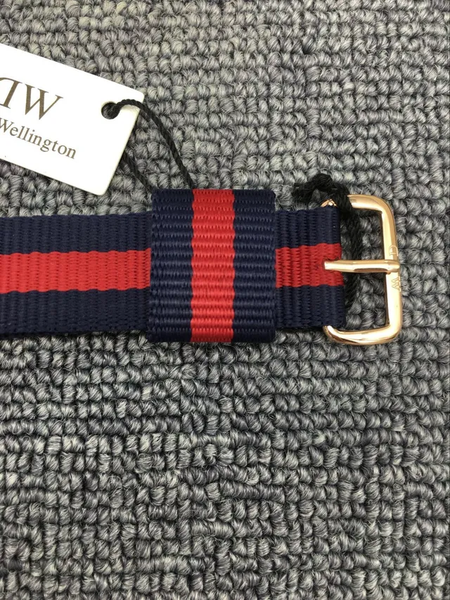 Daniel Wellington White Navy Minimalist Dial Rose Gold Case Quartz Watch 6