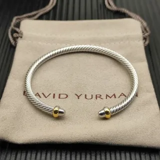 David Yurman Cable Classics سوار كابل ملتوي ثنائي اللون