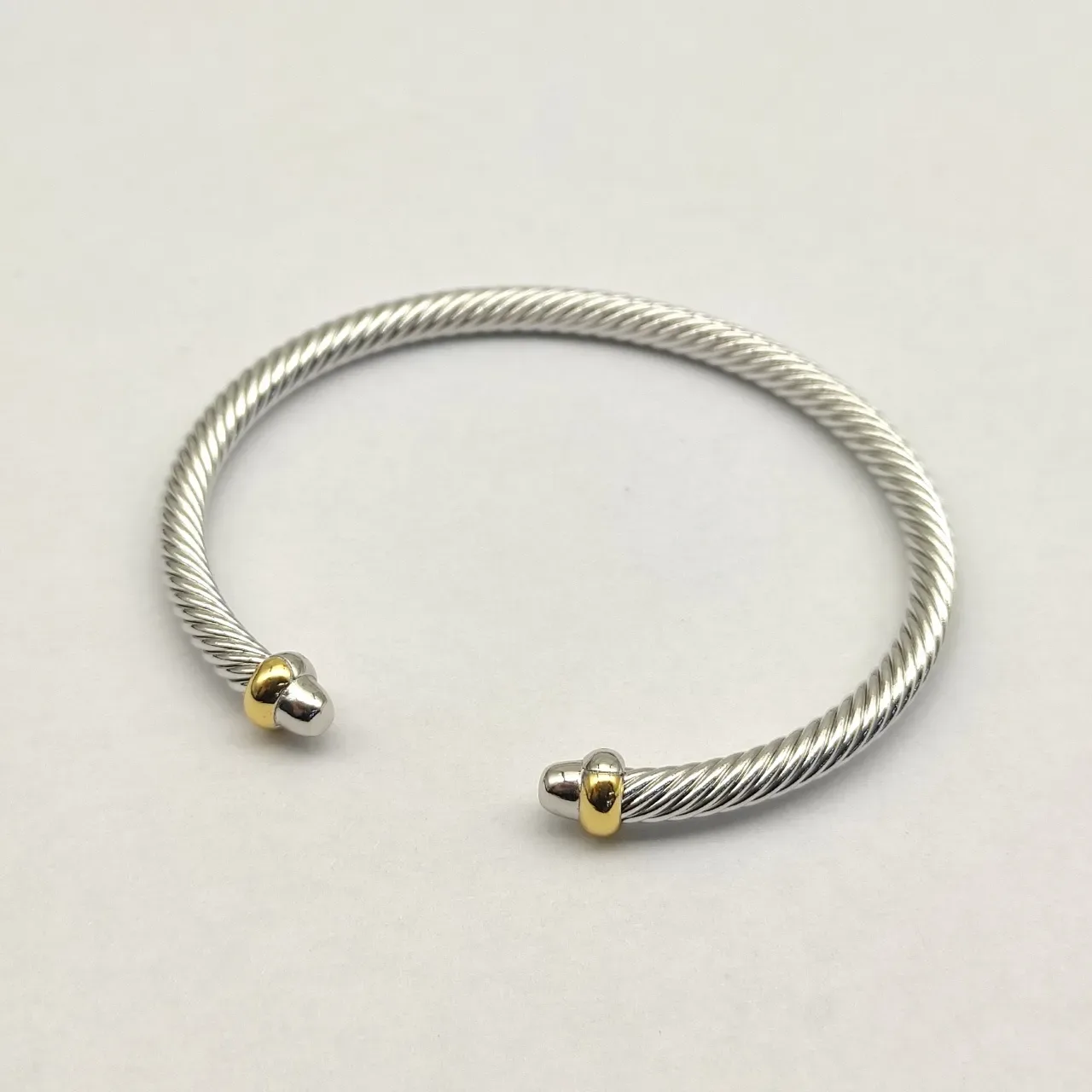 David Yurman Cable Classics Two-Tone Twisted Cable Bracelet 6