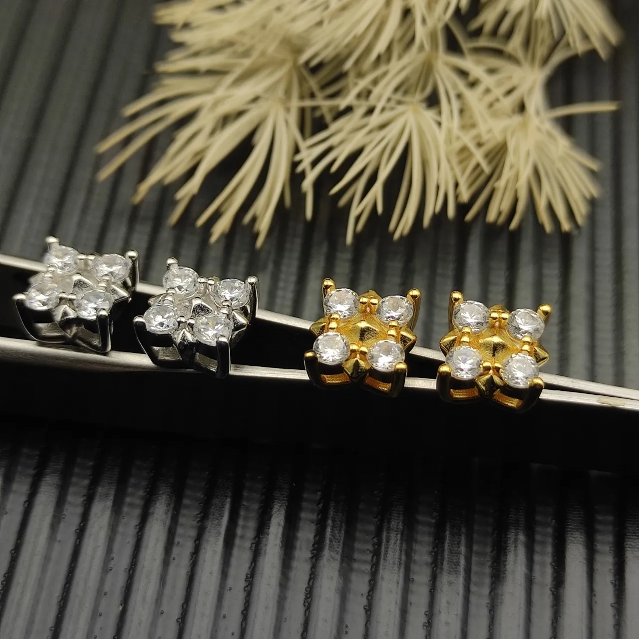David Yurman Geometric Cluster Stud Earrings 3