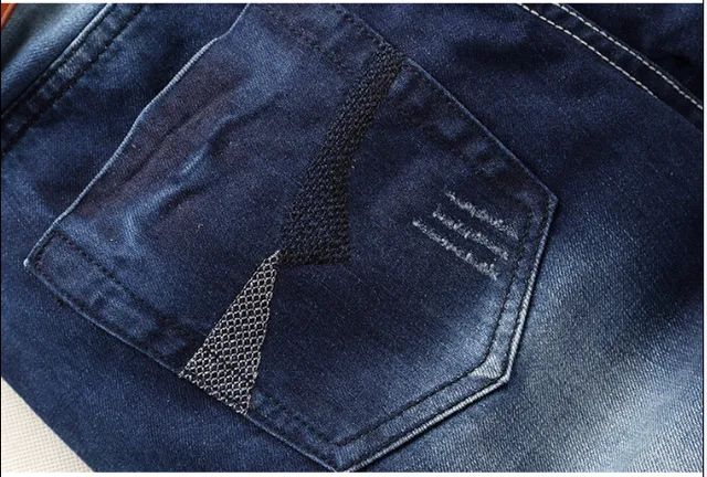 Distressed Mid-Rise Slim-Straight Cuffed Jeans 4