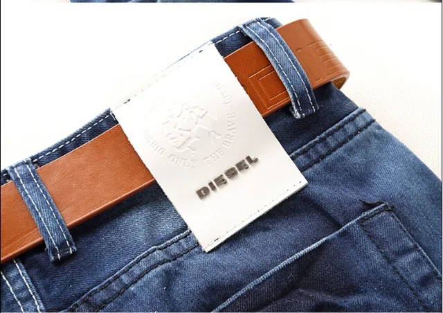 Distressed Mid-Rise Slim-Straight Cuffed Jeans 7