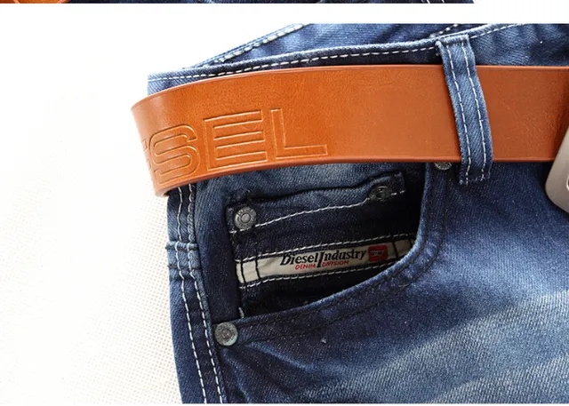 Distressed Mid-Rise Slim-Straight Cuffed Jeans 9