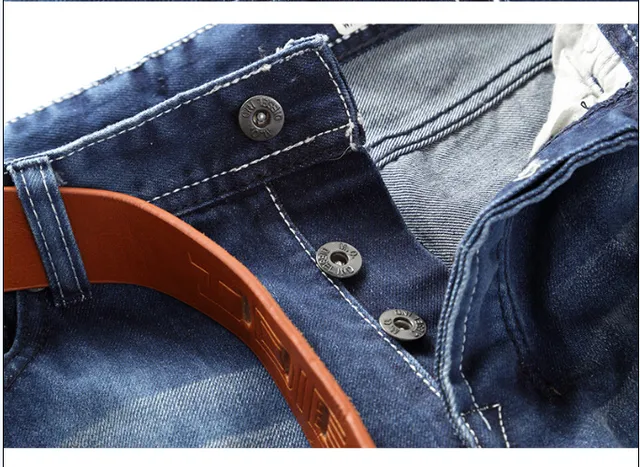 Distressed Mid-Rise Slim-Straight Cuffed Jeans 10