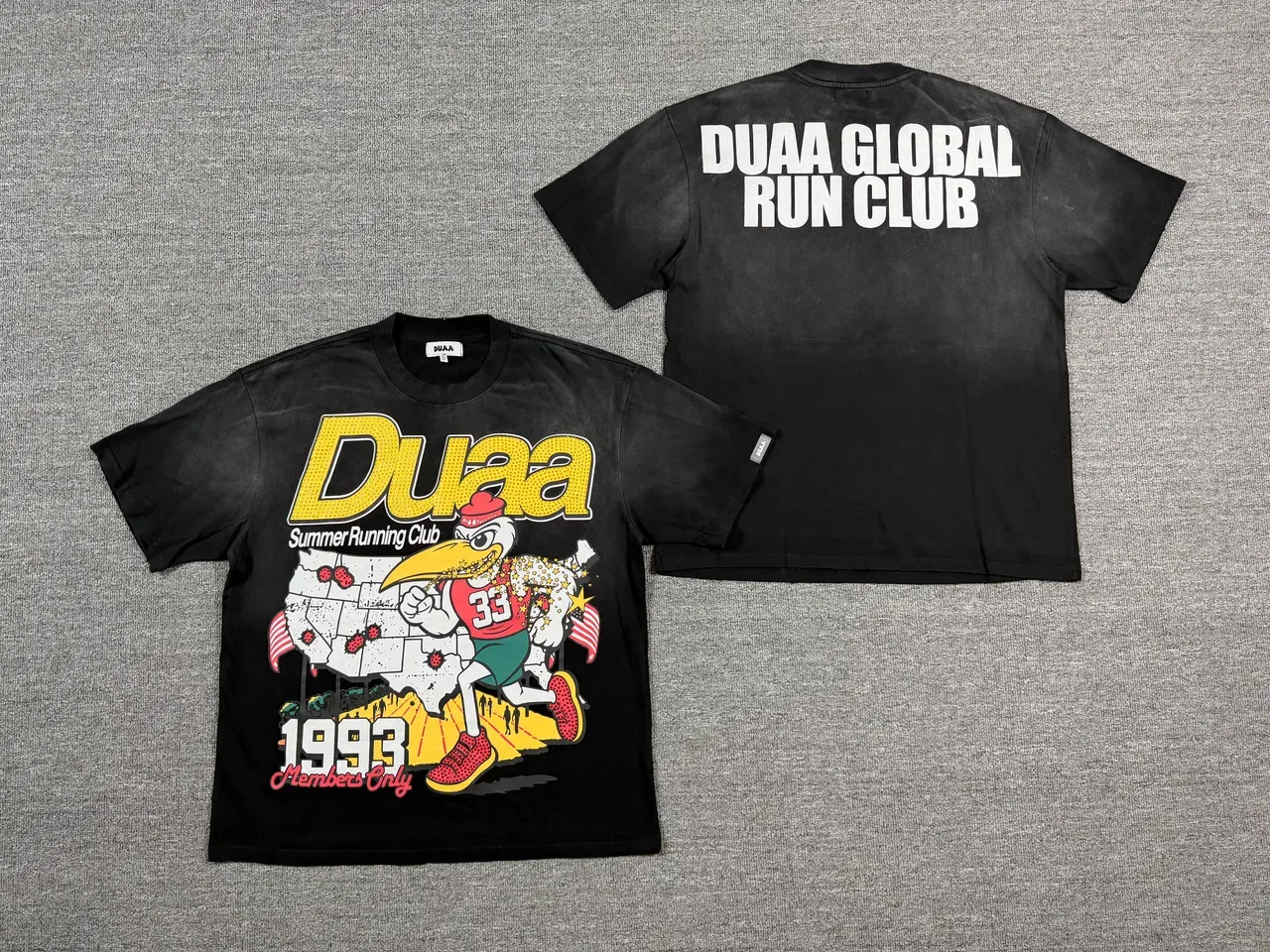 Duaa Summer Running Club 1993 Members Only Graphic T-Shirt 2