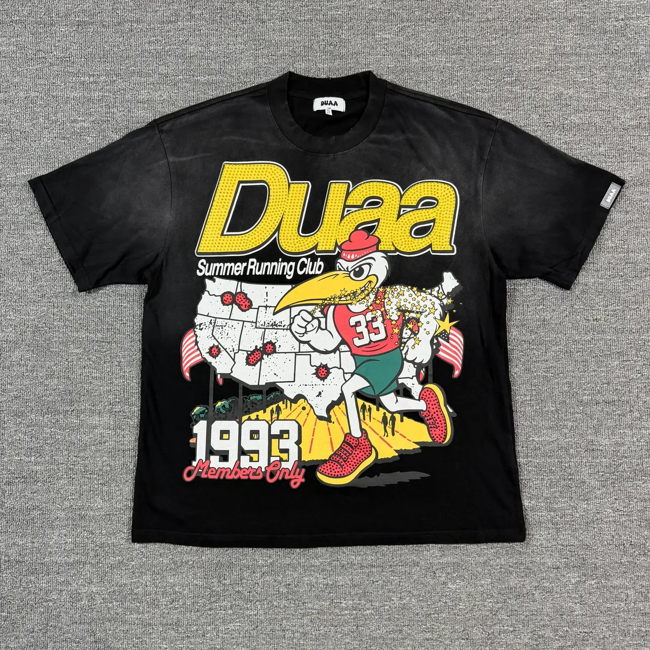 Duaa Summer Running Club 1993 Members Only Graphic T-Shirt 4