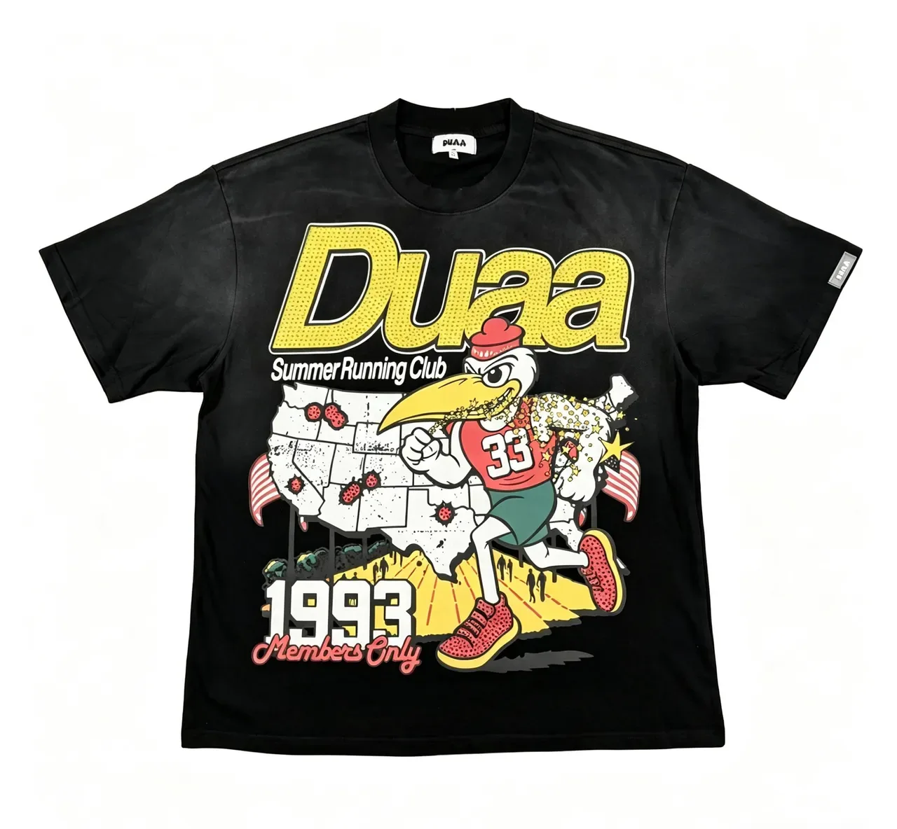 Duaa Summer Running Club 1993 Members Only Graphic T-Shirt 7