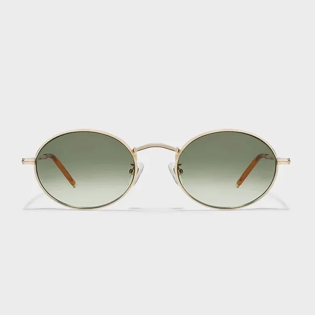 Fake me B33T Oval Thin Metal Frame Sunglasses 3