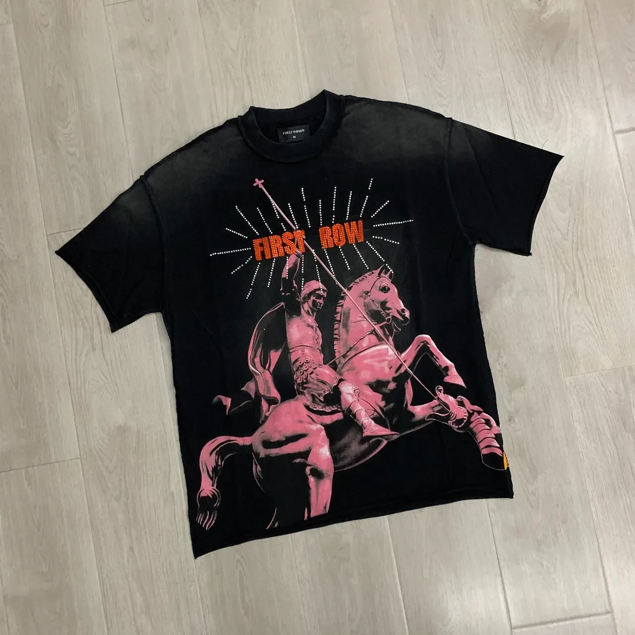 First Row Heavenly Bodies Kingdom Wins Graphic Print Black T-Shirt 2