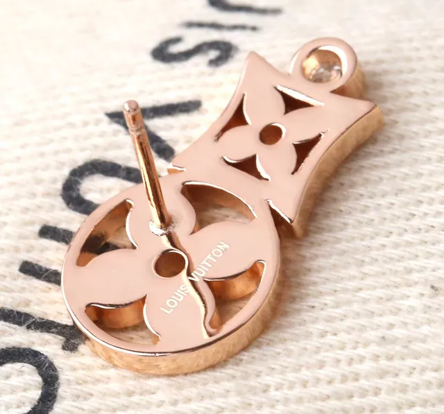 Floral Quatrefoil Pavé Crystal Stud Earrings 8