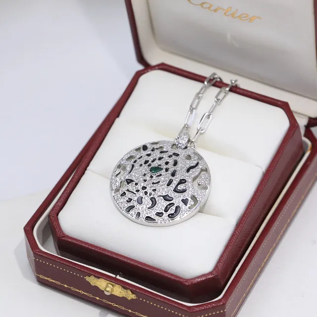 Gold Black Circular Filigree Pendant Pavé-Set Stones Necklace 4