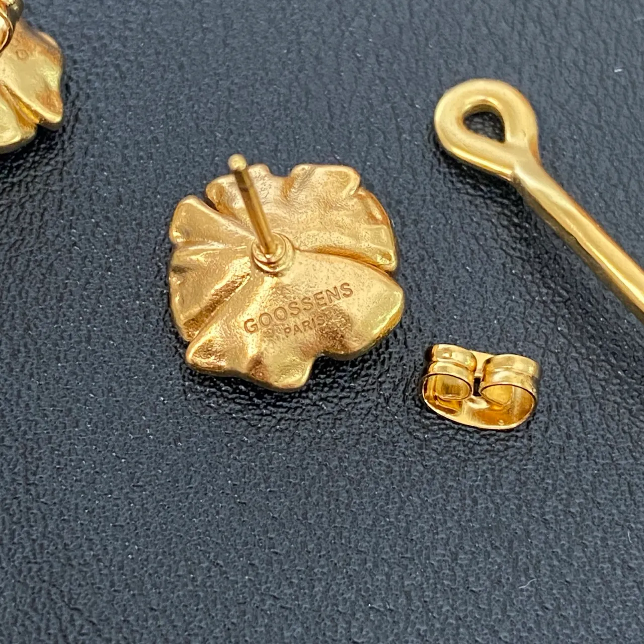Gold-Tone Floral Double-Drop Earrings 6