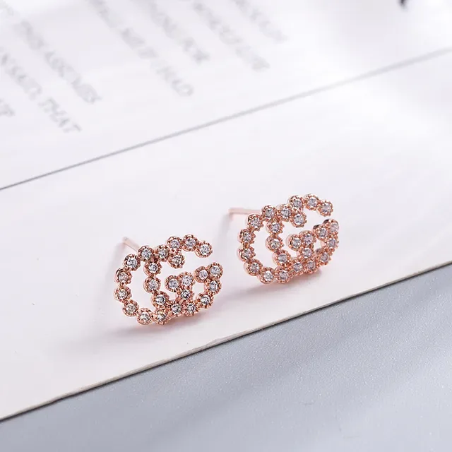 Gold-Tone Pavé Circular Stud Earrings 3