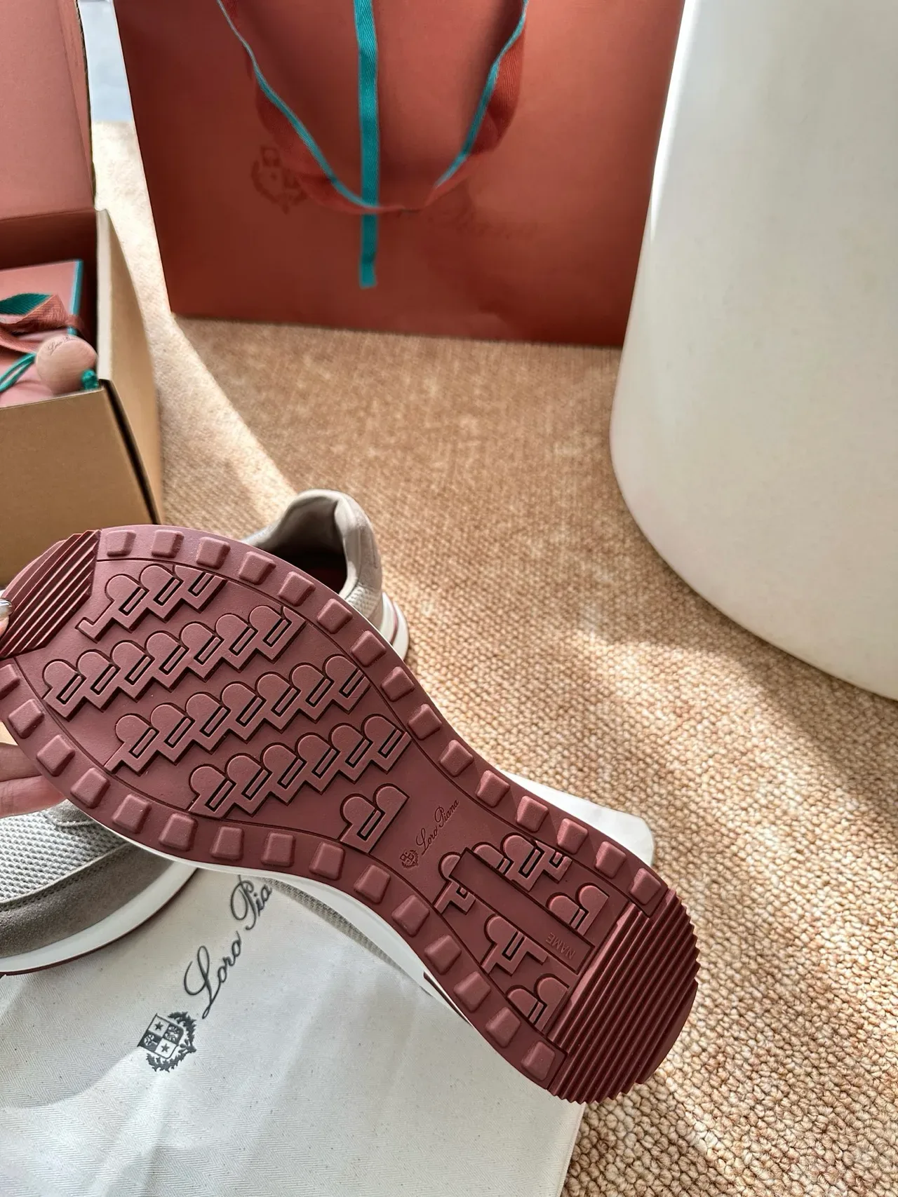 Gray Mesh and Suede Low-Top Lifestyle Sneakers 2