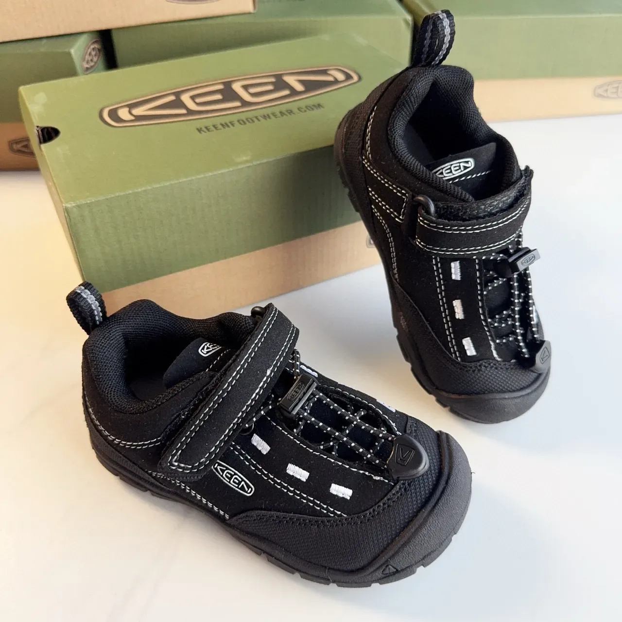 KEEN Green Brown Hook-and-Loop Strap Closure Mesh Synthetic Upper Lifestyle Sneakers 8