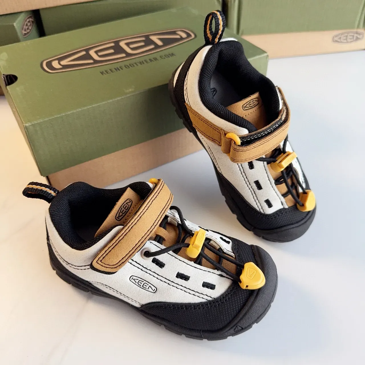 KEEN Green Brown Hook-and-Loop Strap Closure Mesh Synthetic Upper Lifestyle Sneakers 13