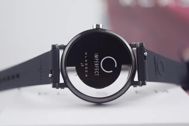 KLASSE14 Minimalist Two-Tone Black and Silver Quartz Watch 4
