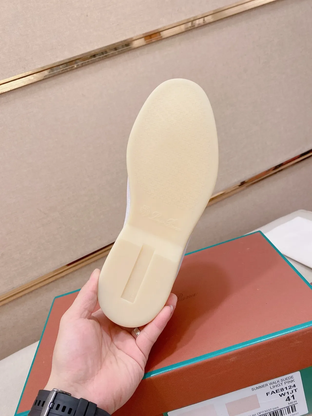 हल्का गुलाबी सूड मॉक टू स्लिप ऑन लोअफर्स 3