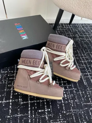 Moon Boot Classic Rope-Laced Brown Snow Boots 3