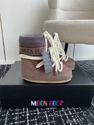 Moon Boot Classic Rope-Laced Brown Snow Boots 4
