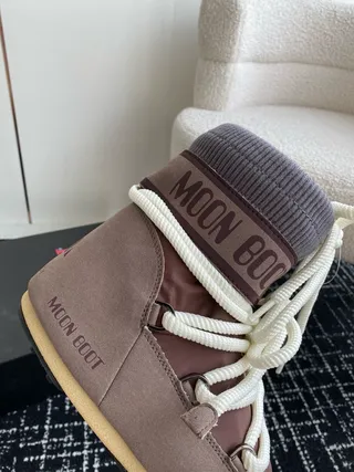 Moon Boot Classic Rope-Laced Brown Snow Boots 6
