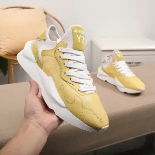 Zapatillas lifestyle chunky amarillo mostaza y blanco