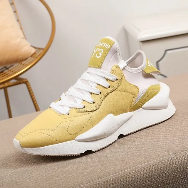Mustard Yellow and White Chunky Lifestyle Sneaker 6