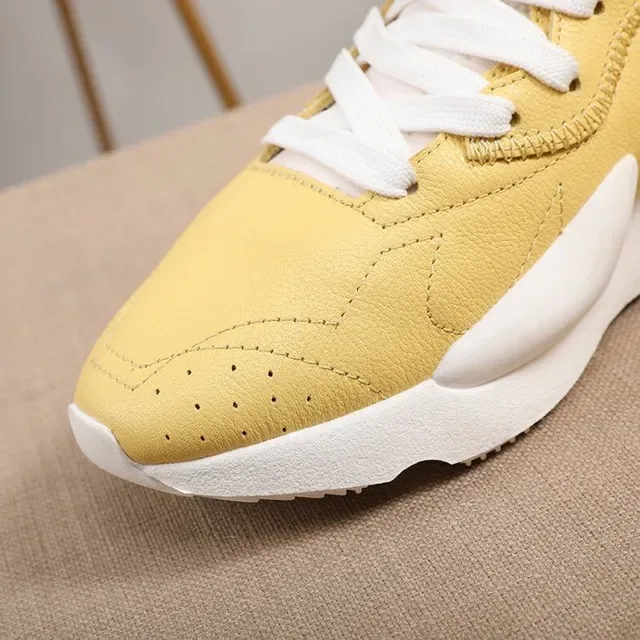 Mustard Yellow and White Chunky Lifestyle Sneaker 8
