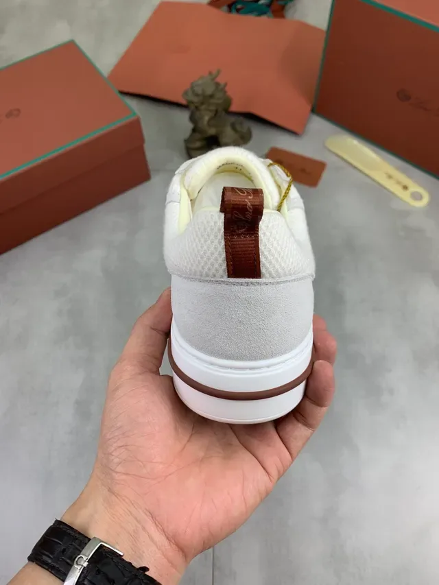 Off-White Mesh and Suede Lifestyle Sneaker 3