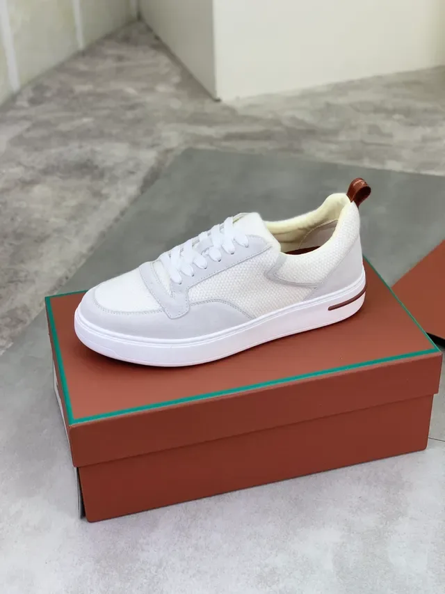 Off-White Mesh and Suede Lifestyle Sneaker 4
