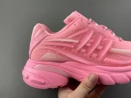 Pink Chunky Silhouette Monochromatic Sneakers 3