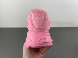 Pink Chunky Silhouette Monochromatic Sneakers 4