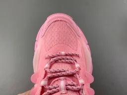 Pink Chunky Silhouette Monochromatic Sneakers 5